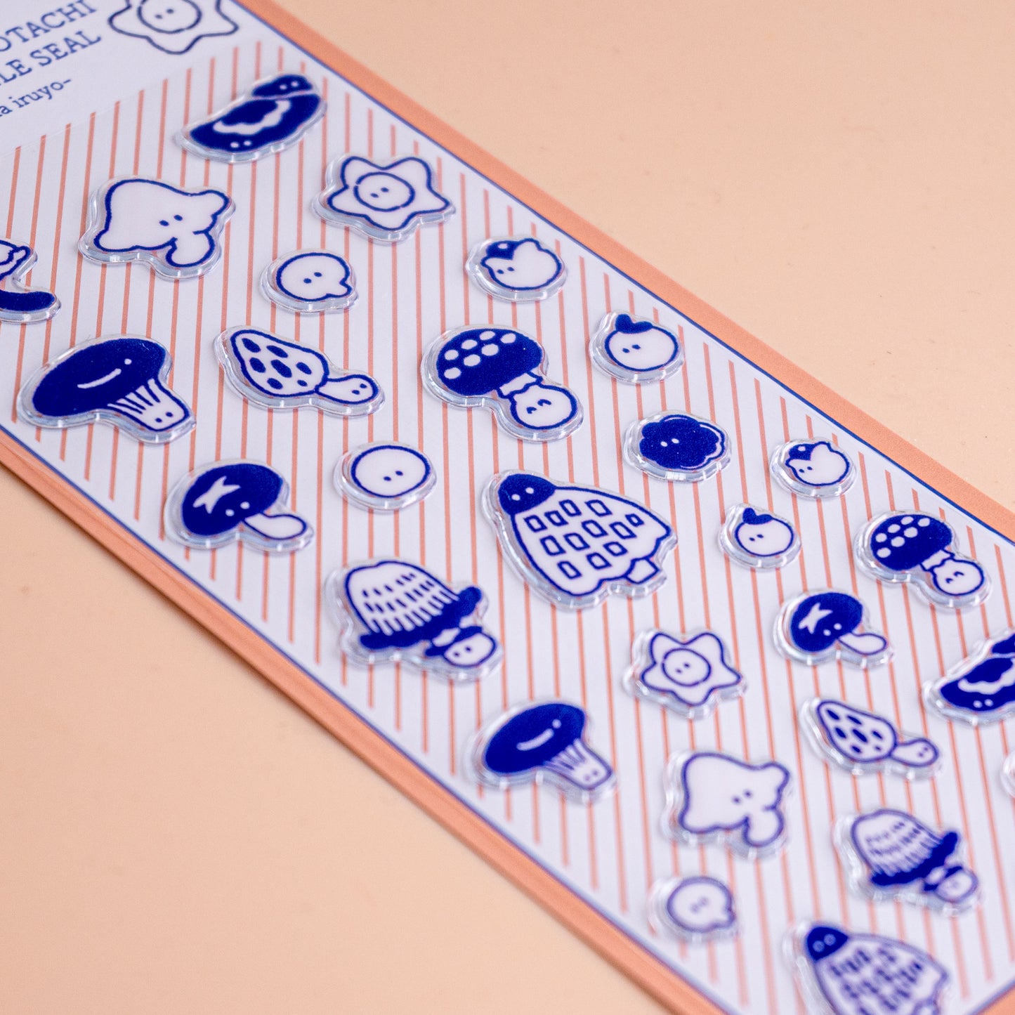 Yurui Kinoko-tachi Die-Cut Tile Stickers