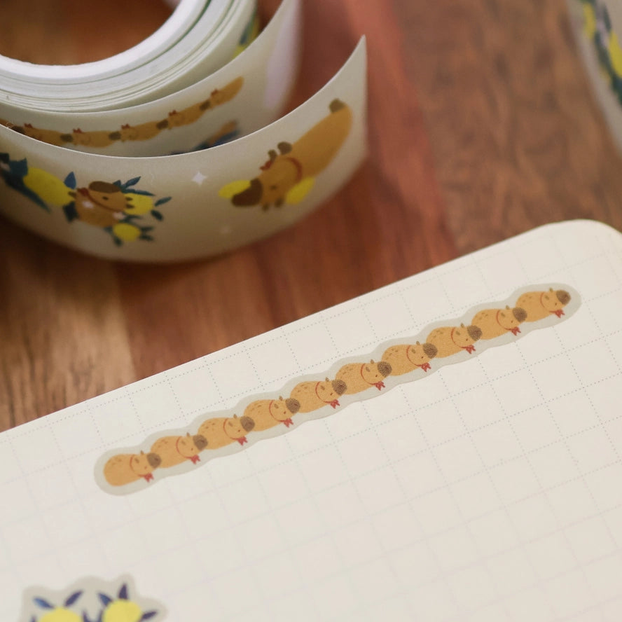 Yuzu Thief Capy Kiss Cut Washi Tape
