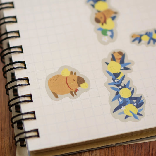 Yuzu Thief Capy Kiss Cut Washi Tape