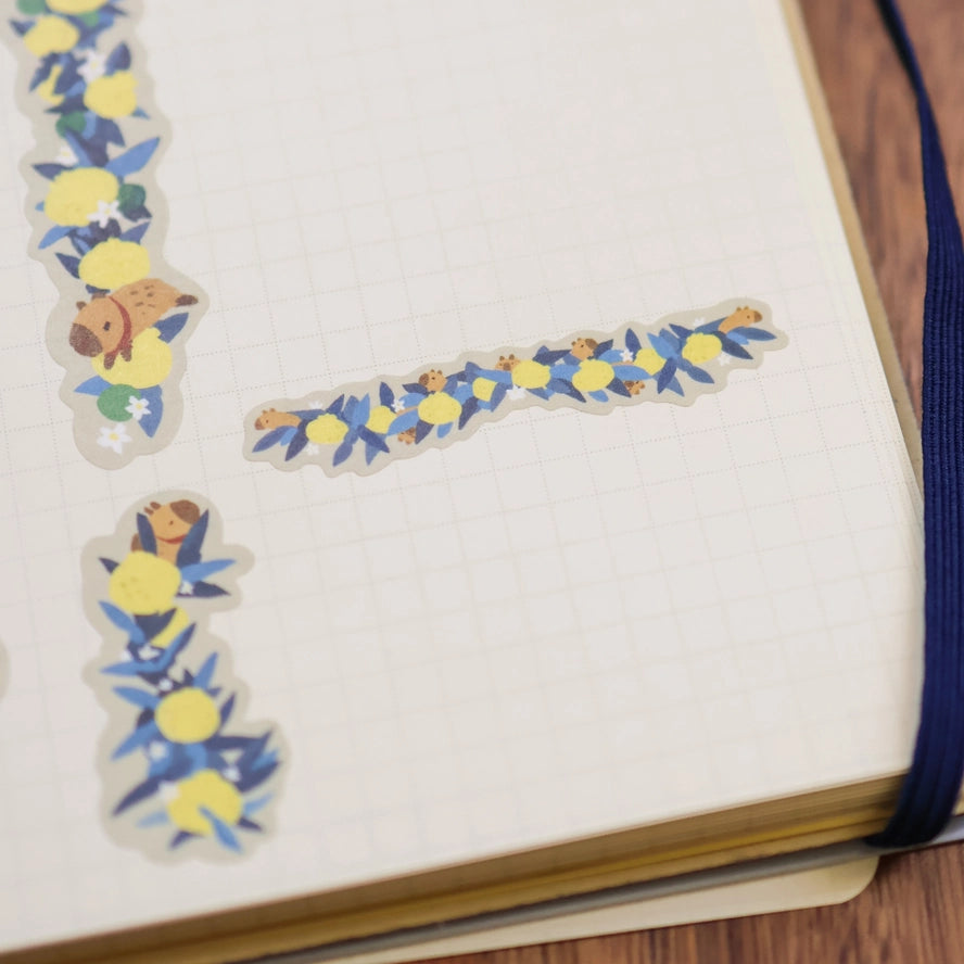 Yuzu Thief Capy Kiss Cut Washi Tape