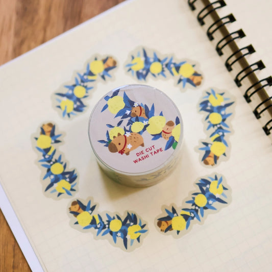 Yuzu Thief Capy Kiss Cut Washi Tape