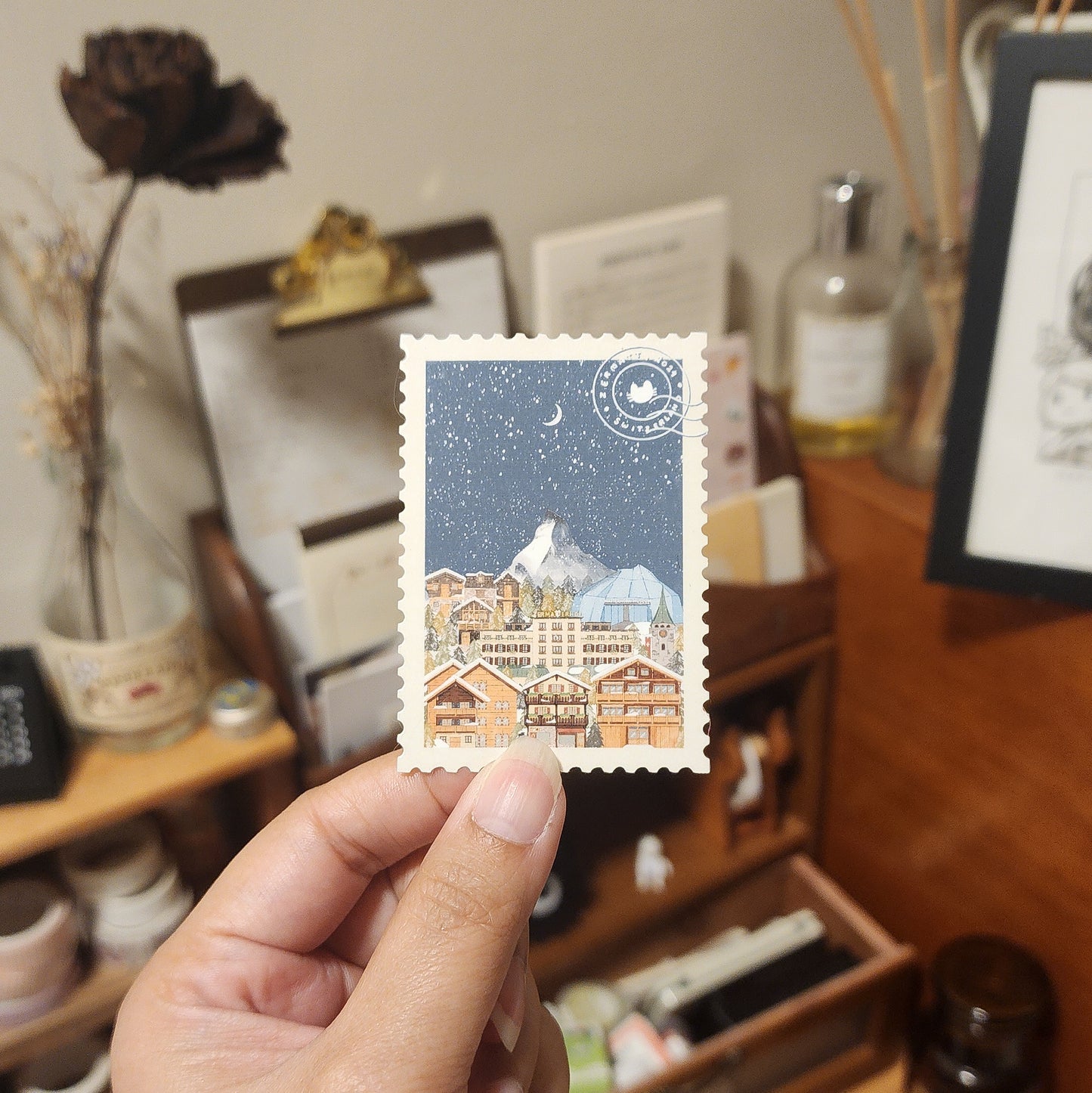 Zermatt Memory Stamp Sticker