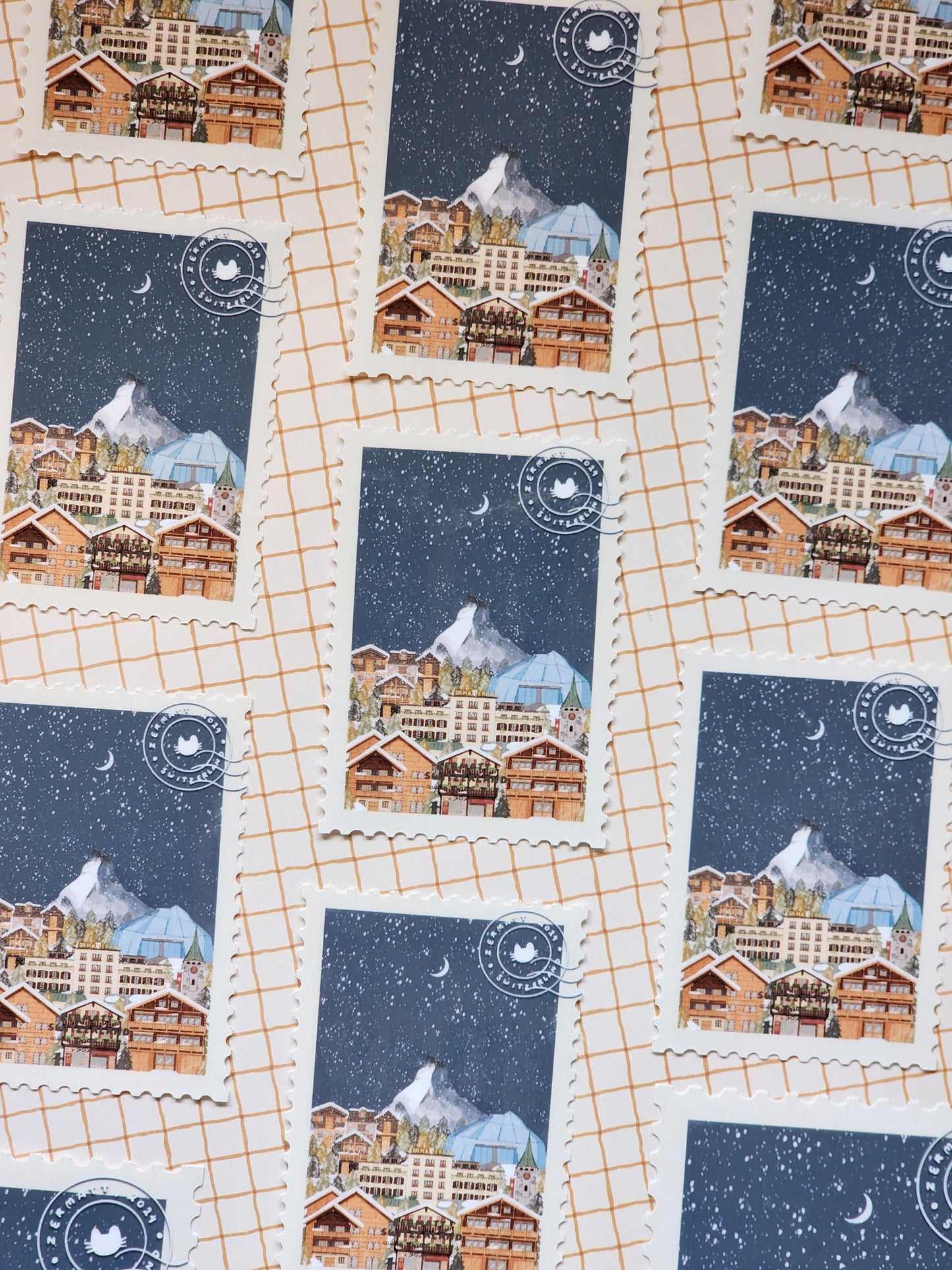 Zermatt Memory Stamp Sticker