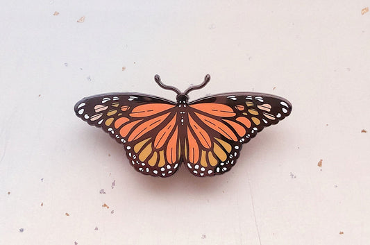 Monarch Butterfly (Danaus Plexippus) Enamel Pin