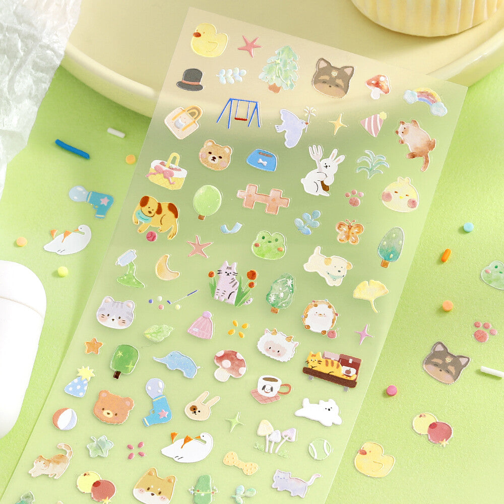 Animal Meets Pop-Up Stickers