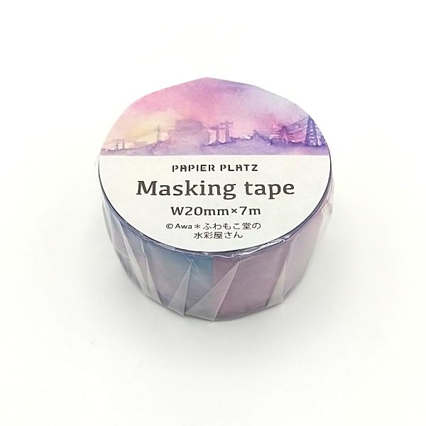 Papier Platz x AWA Washi Tape - Panoramic Dusk Sky