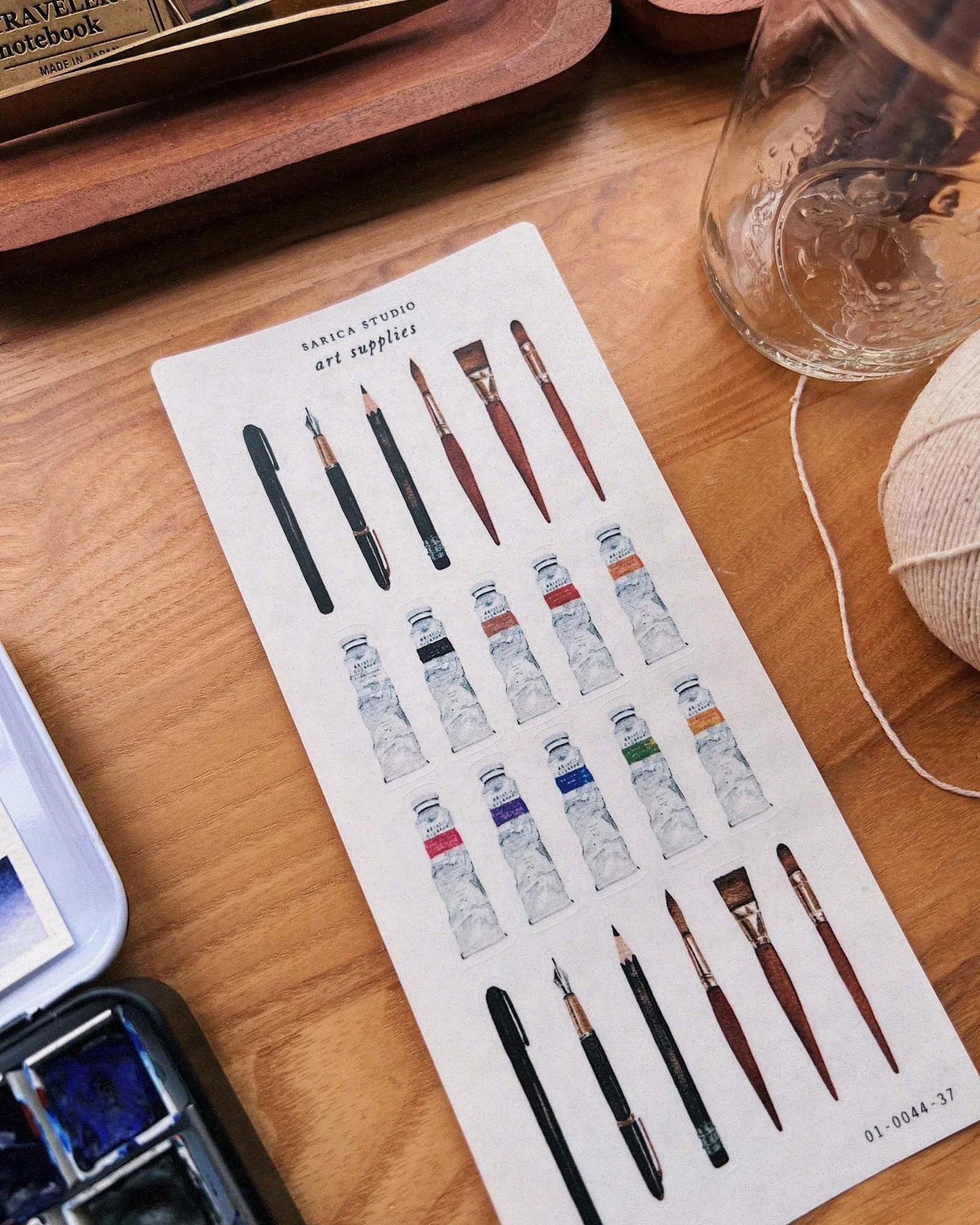 Art Supplies Sticker by Sarica Studio