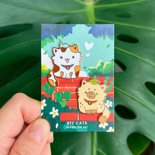 Bff Cats Enamel Pin Set