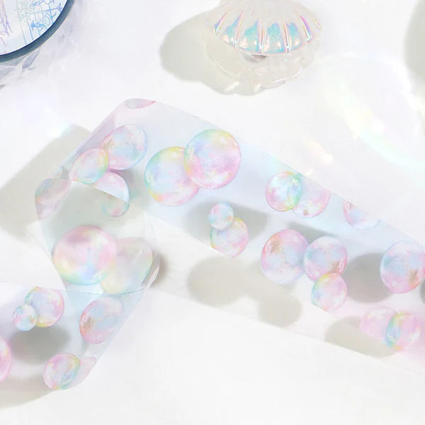 Colourful Soap Bubbles Clear Tape