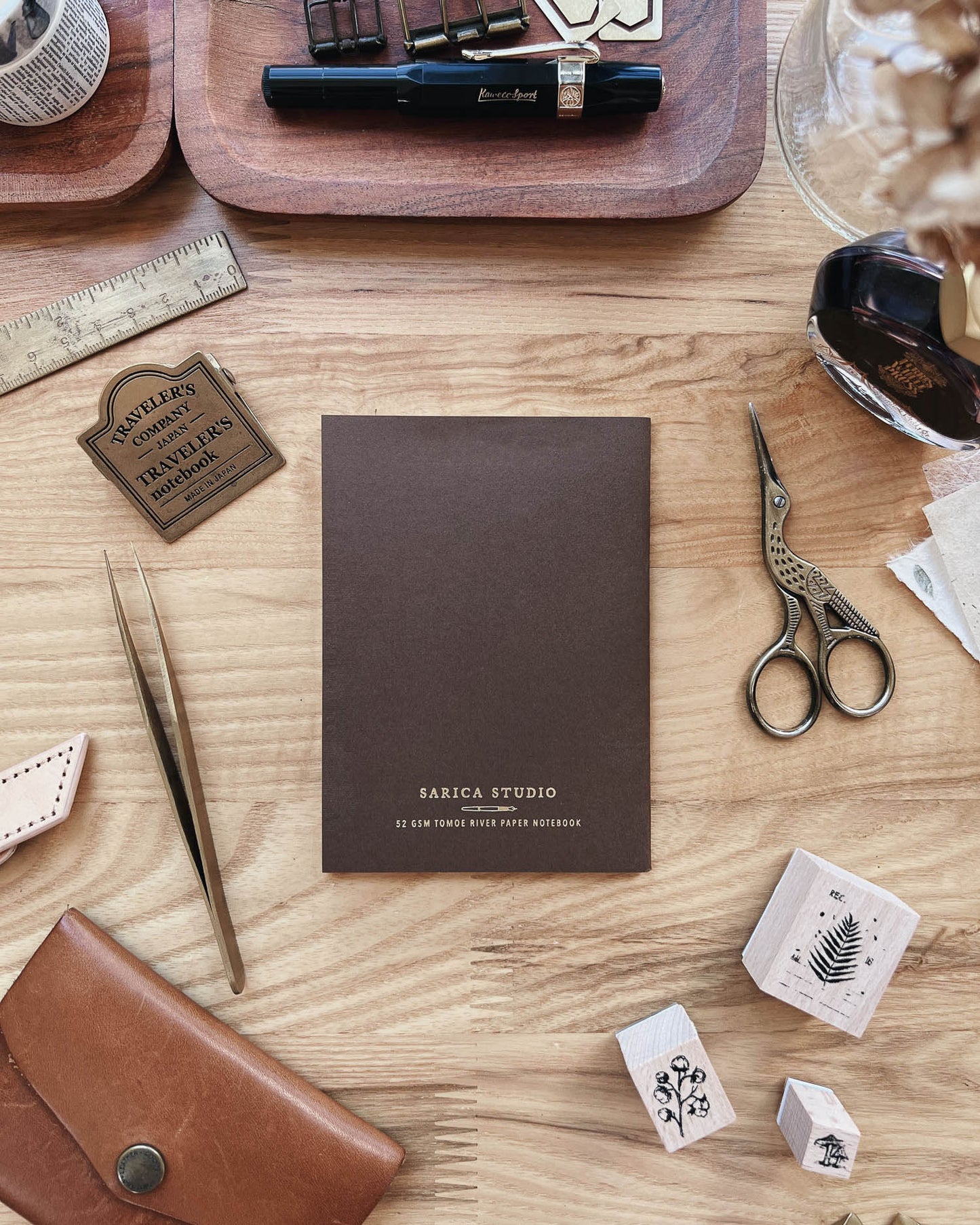 Gingko Notebook - Passport Size