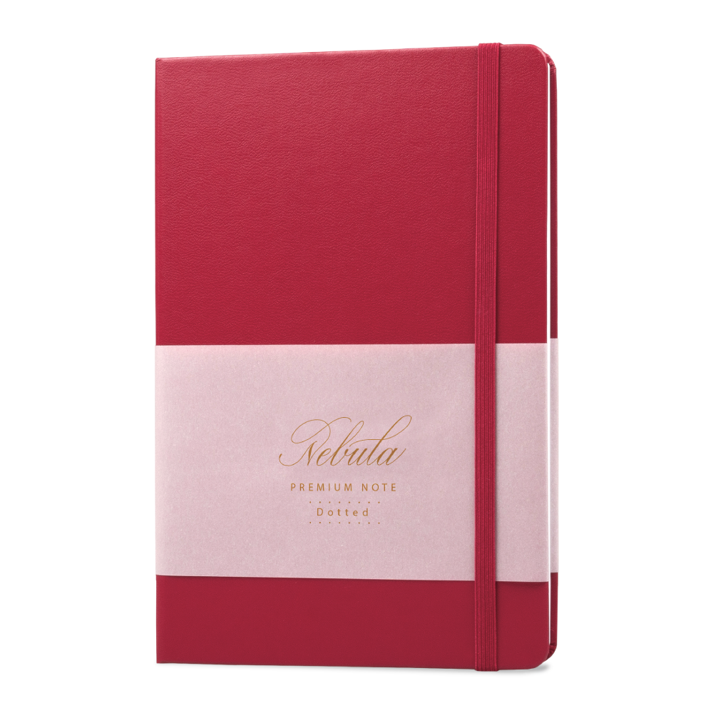 Nebula A5 Premium Note - Ruby Wine (Dot Grid)