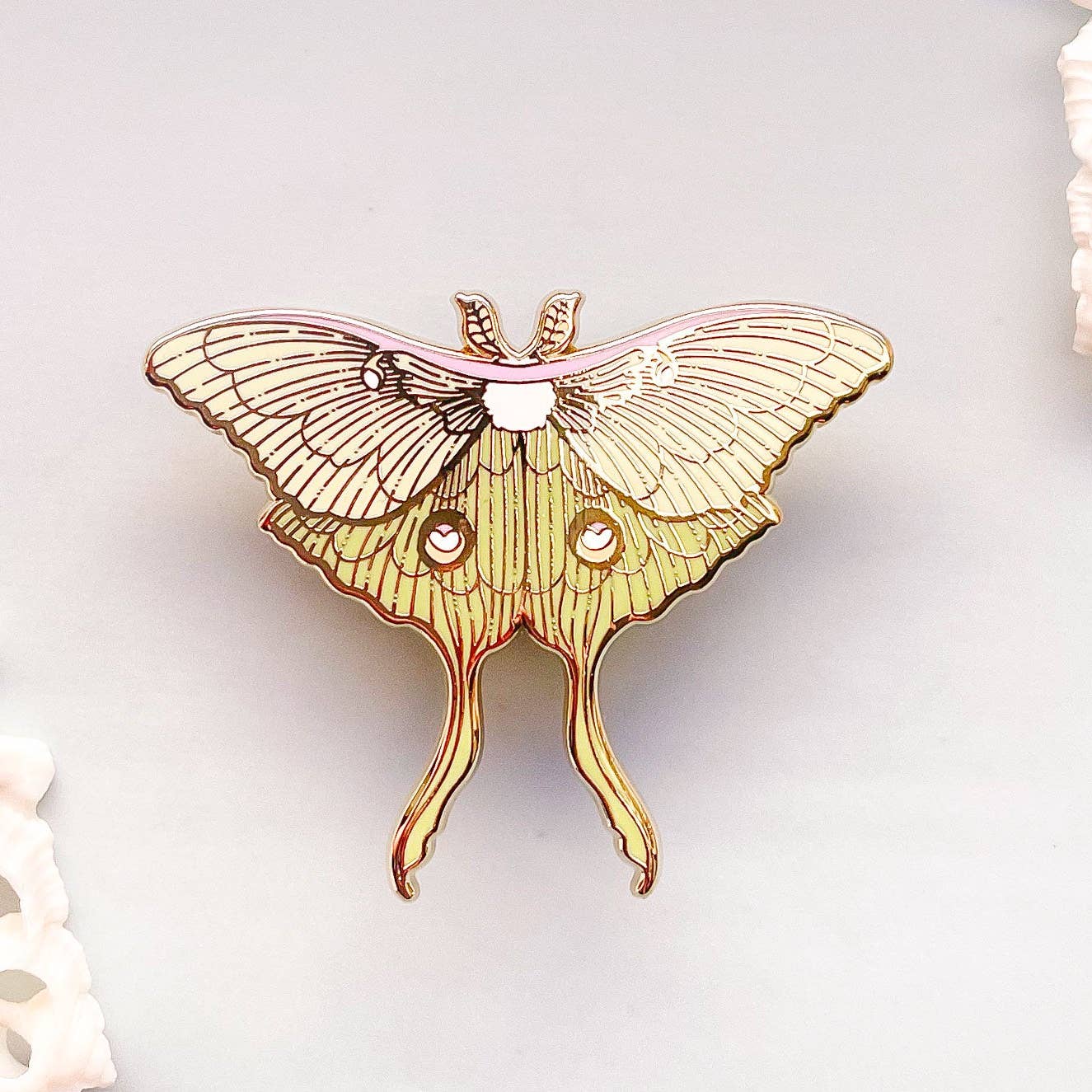 Luna Moth (Actias Luna) Enamel Pin