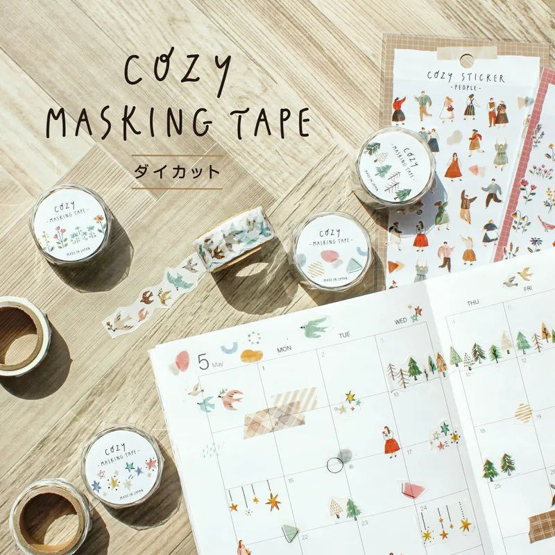 Cozy Star Die-Cut Washi Tape