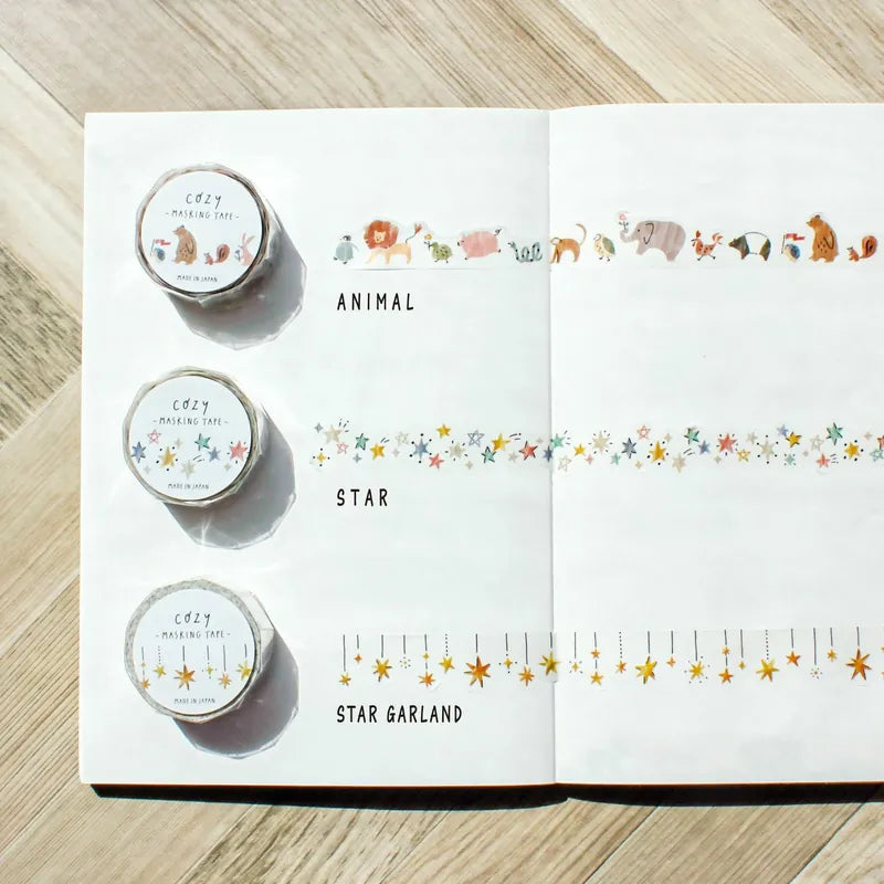 Cozy Star Die-Cut Washi Tape