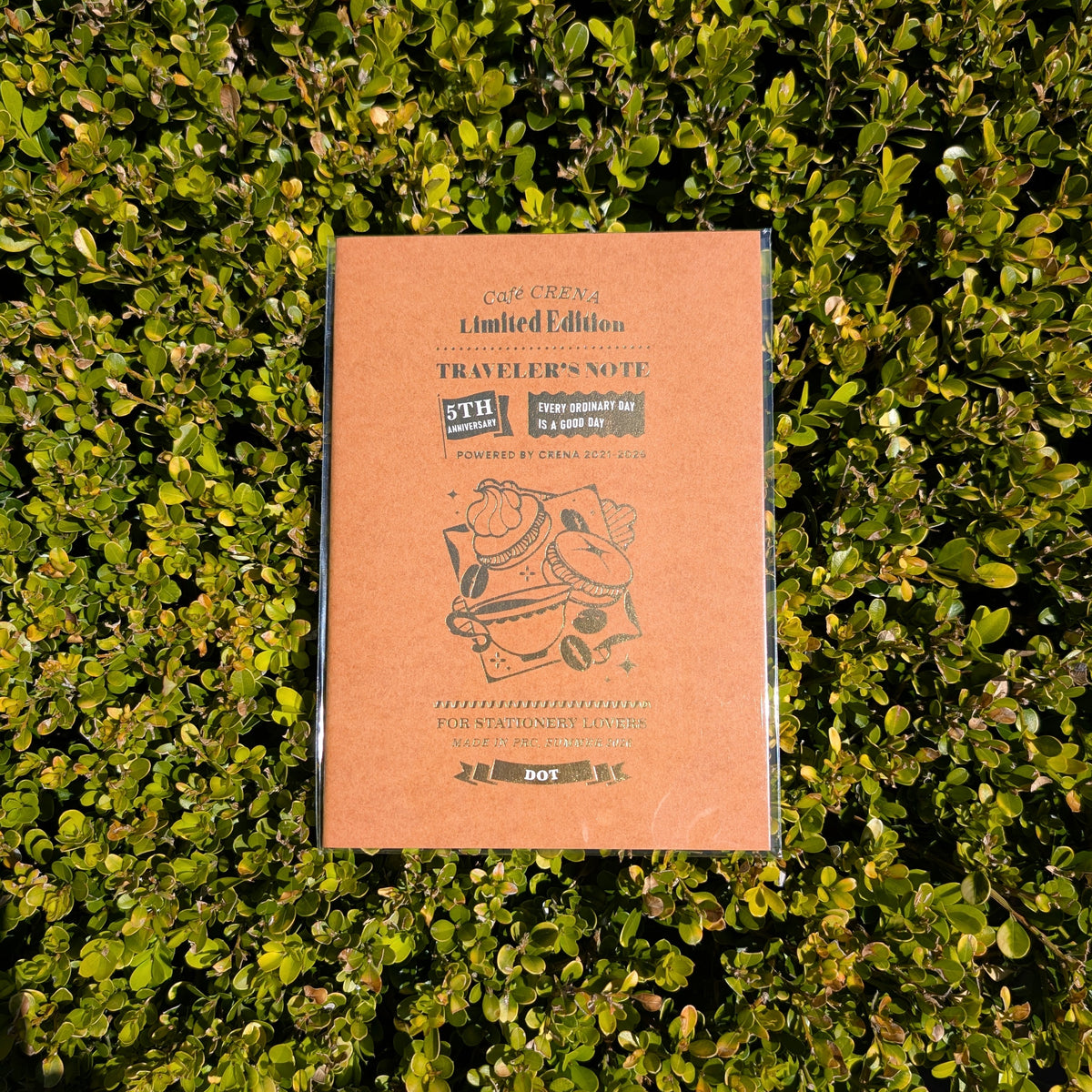 Cafe Crena Limited Edition 5th Anniversary A5 Notebook - 4mm Dot