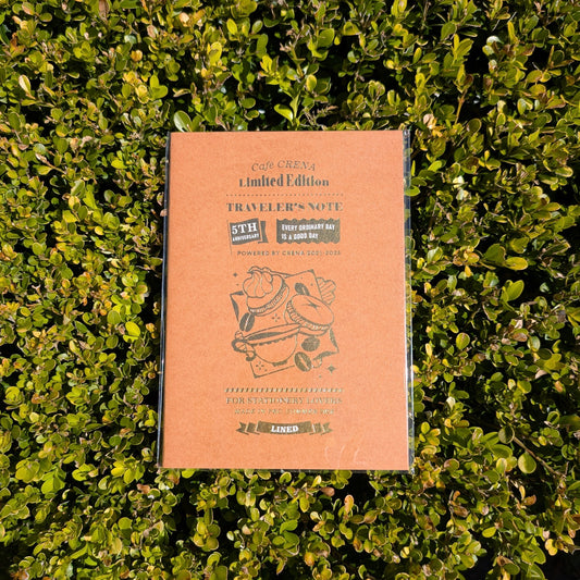 Cafe Crena Limited Edition 5th Anniversary A5 Notebook - 8mm Lined