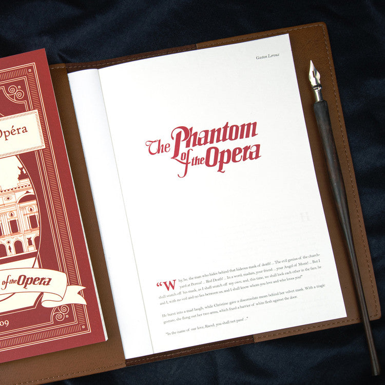 The Phantom of the Opera Leather Journal