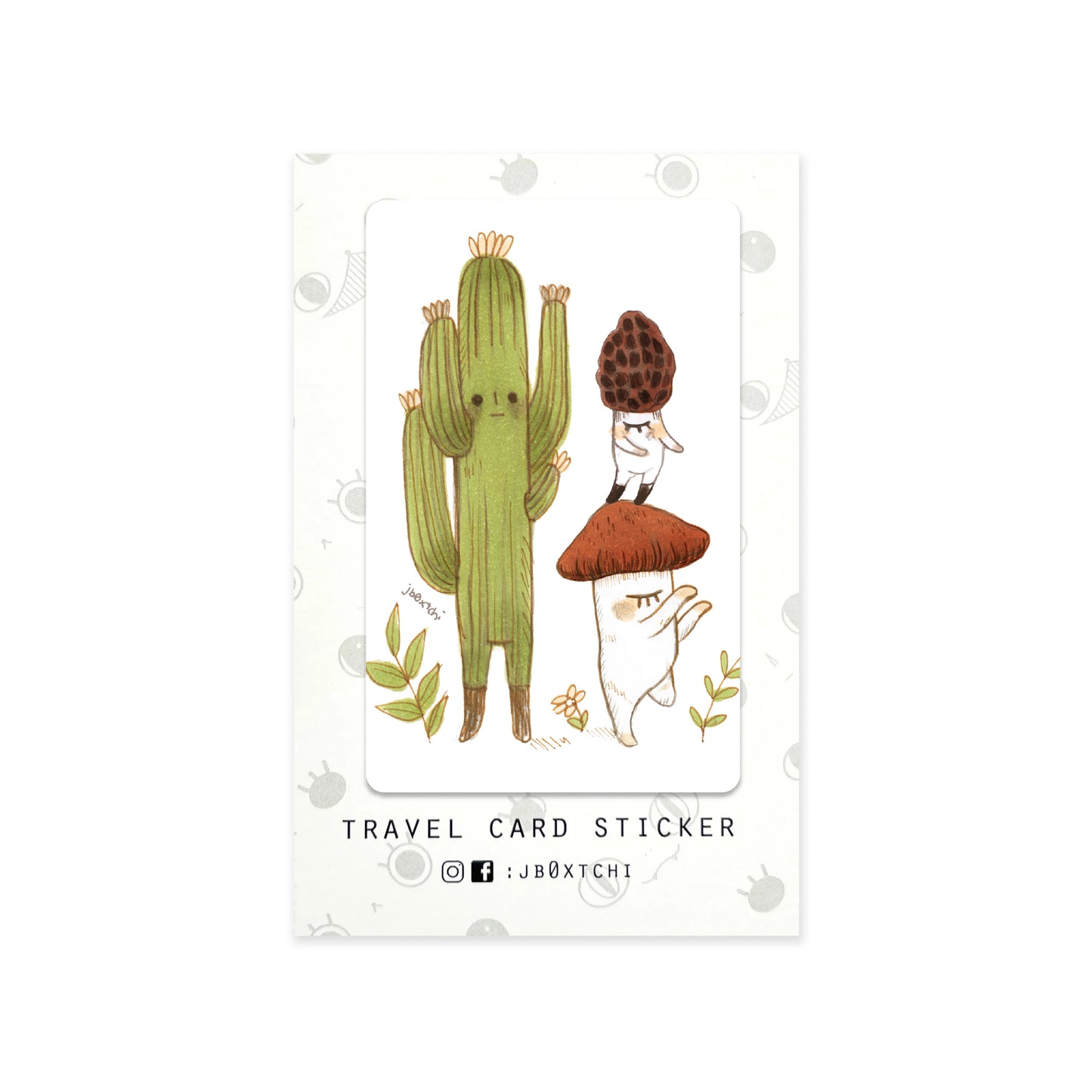 Dancing Travel Card Sticker