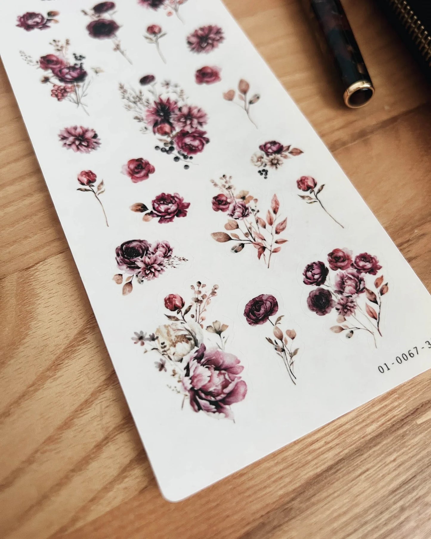 Dark & Moody Floral Sticker