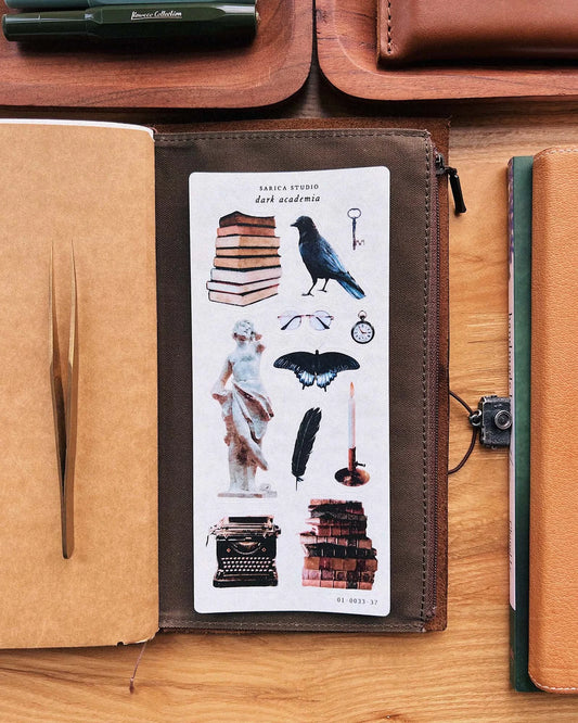 Dark Academia Sticker by Sarica Studio