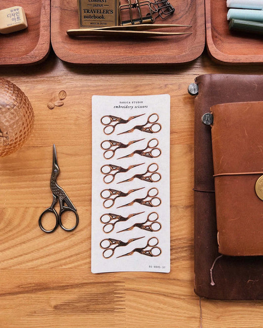 Embroidery Scissors stickers by Sarica Studio