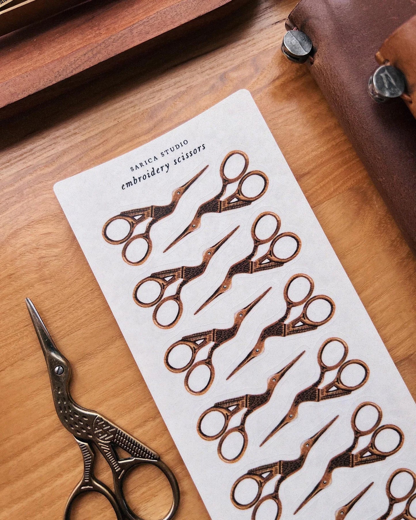 Embroidery Scissors stickers by Sarica Studio