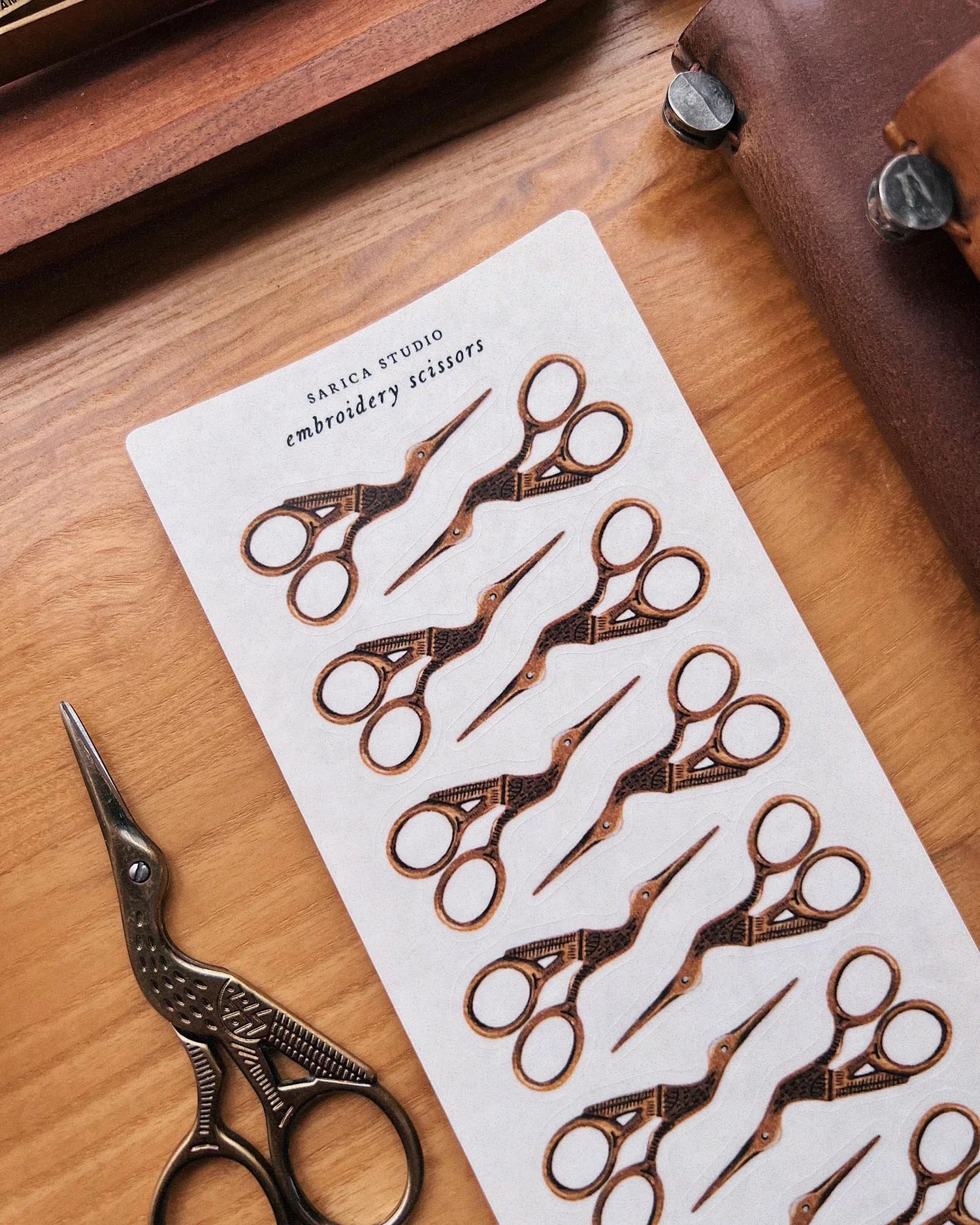 Embroidery Scissors stickers by Sarica Studio