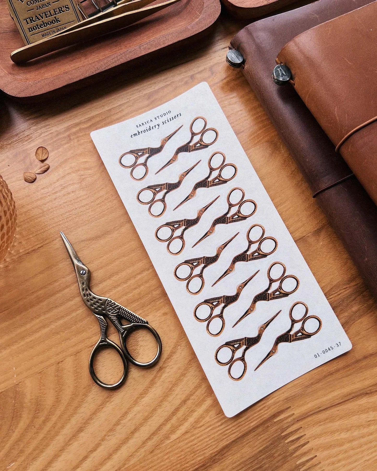 Embroidery Scissors stickers by Sarica Studio