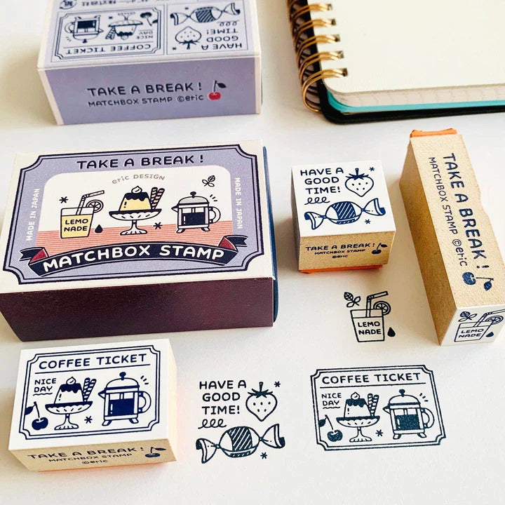 Eric Matchbox Box Stamp Set - Take A Break