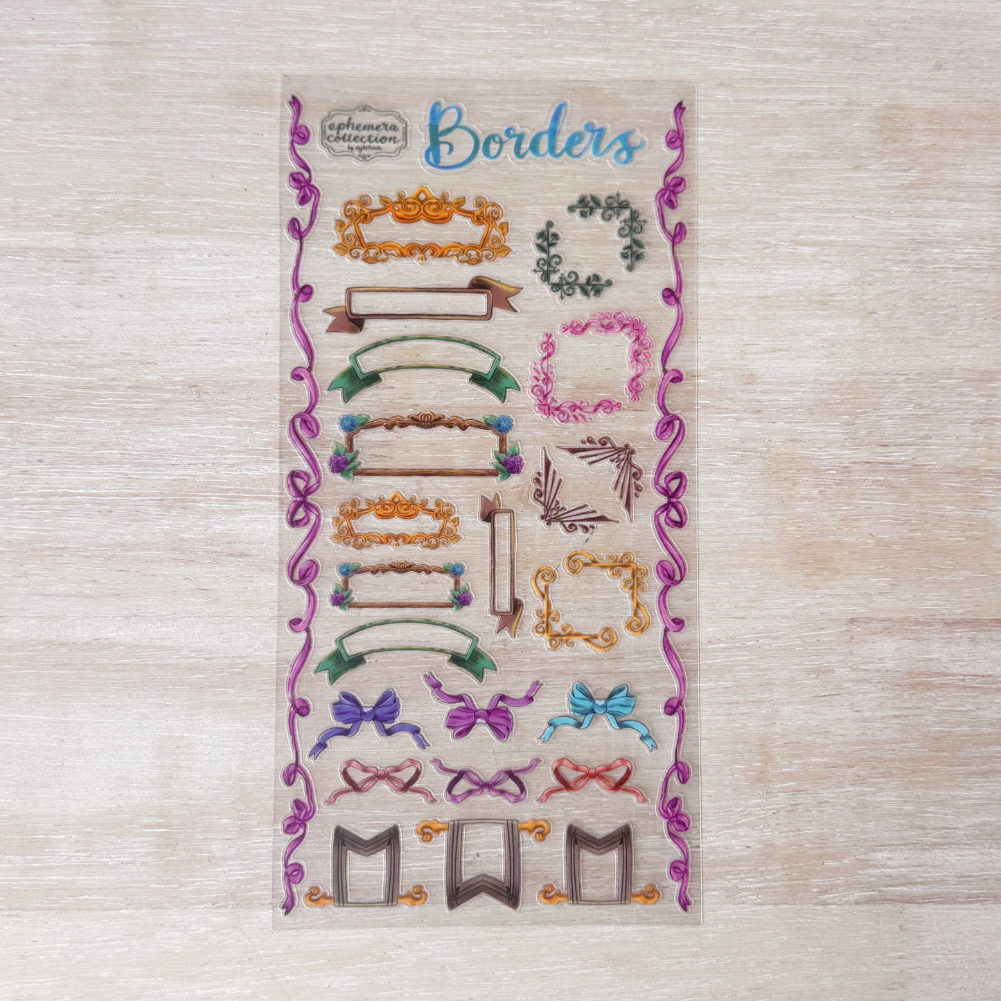 Borders Sticker Sheet