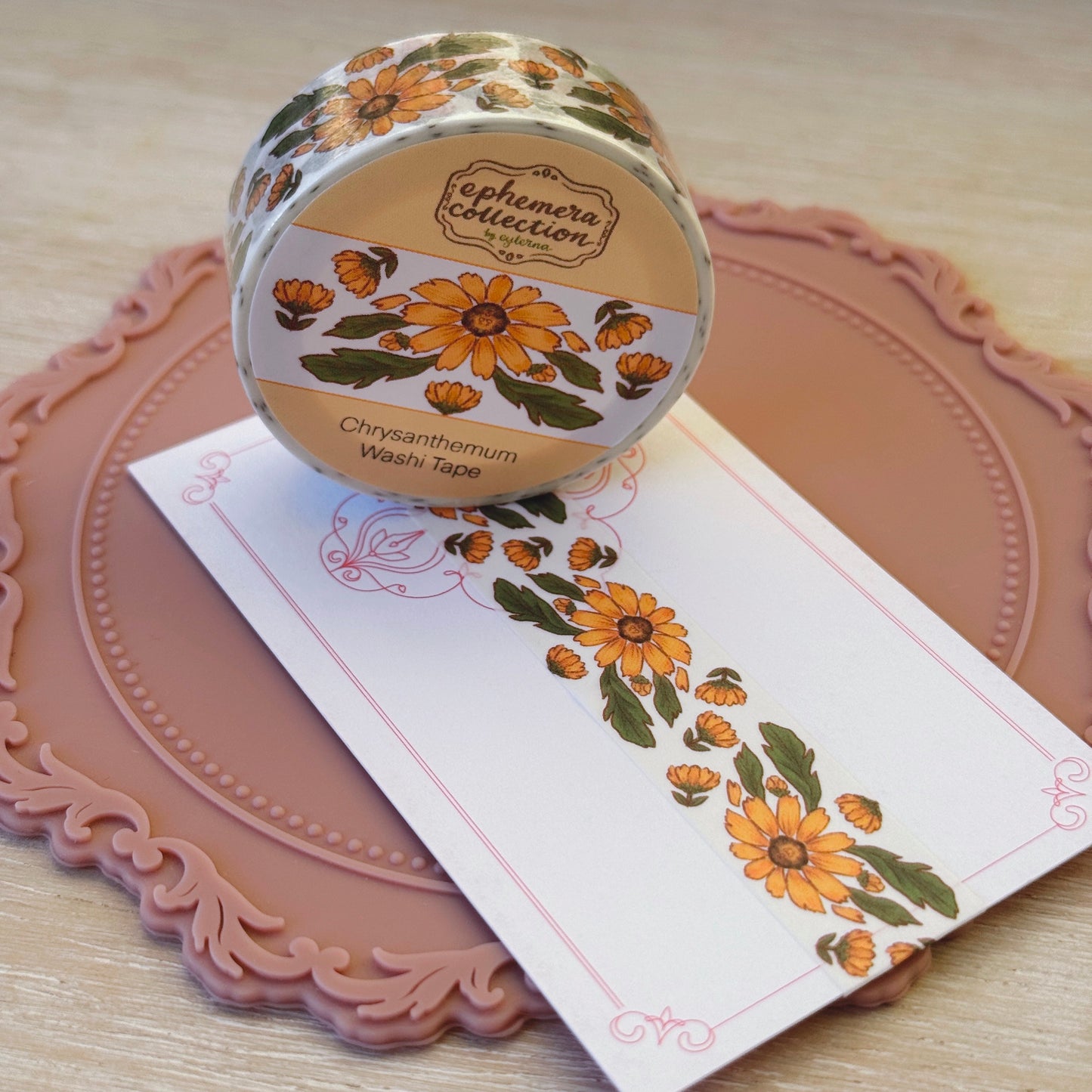 Chrysanthemum Washi Tape