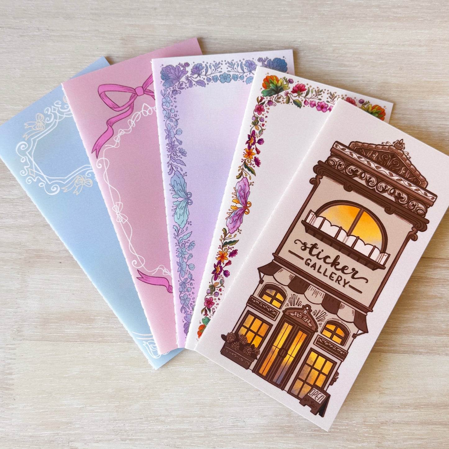 Sky Frame Sticker Release Book with Sticker Sheet