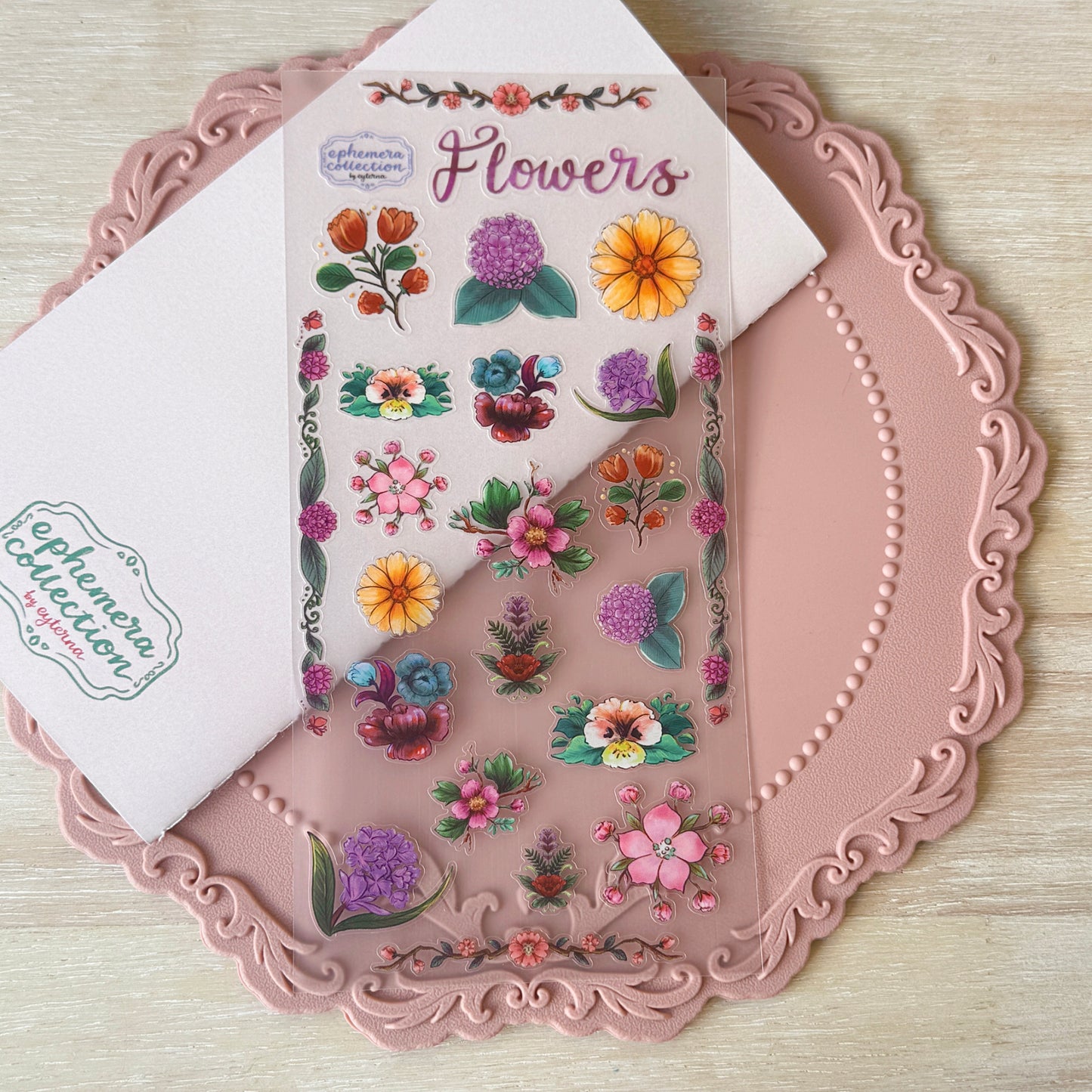 Summer Florals Sticker Release Book with Sticker Sheet