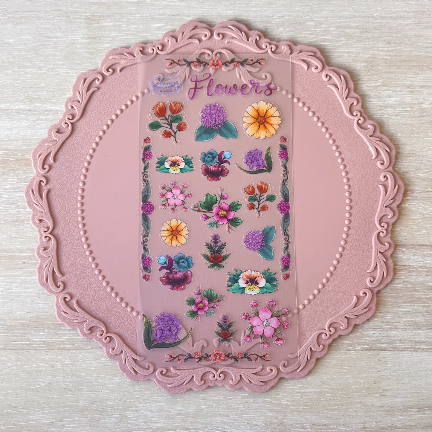 Summer Flowers Sticker Sheet