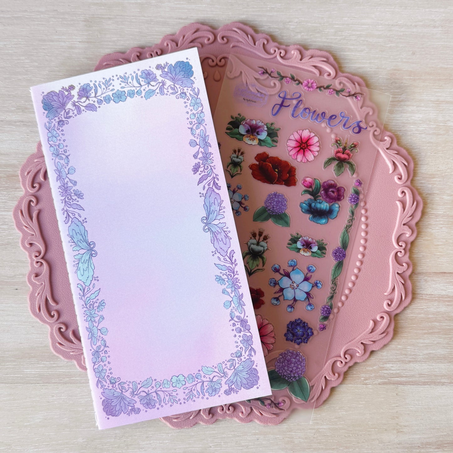 Winter Florals Sticker Release Book with Sticker Sheet