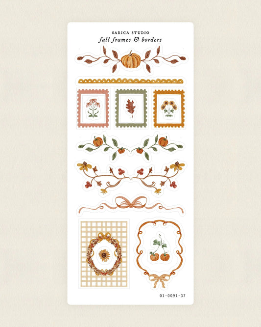 Fall Frames & Borders Stickers