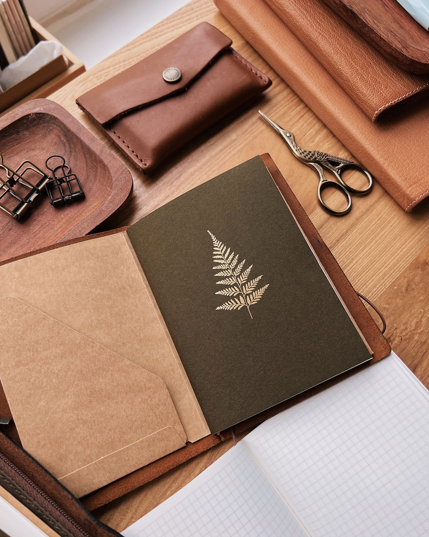 Fern Notebook - Passport Size