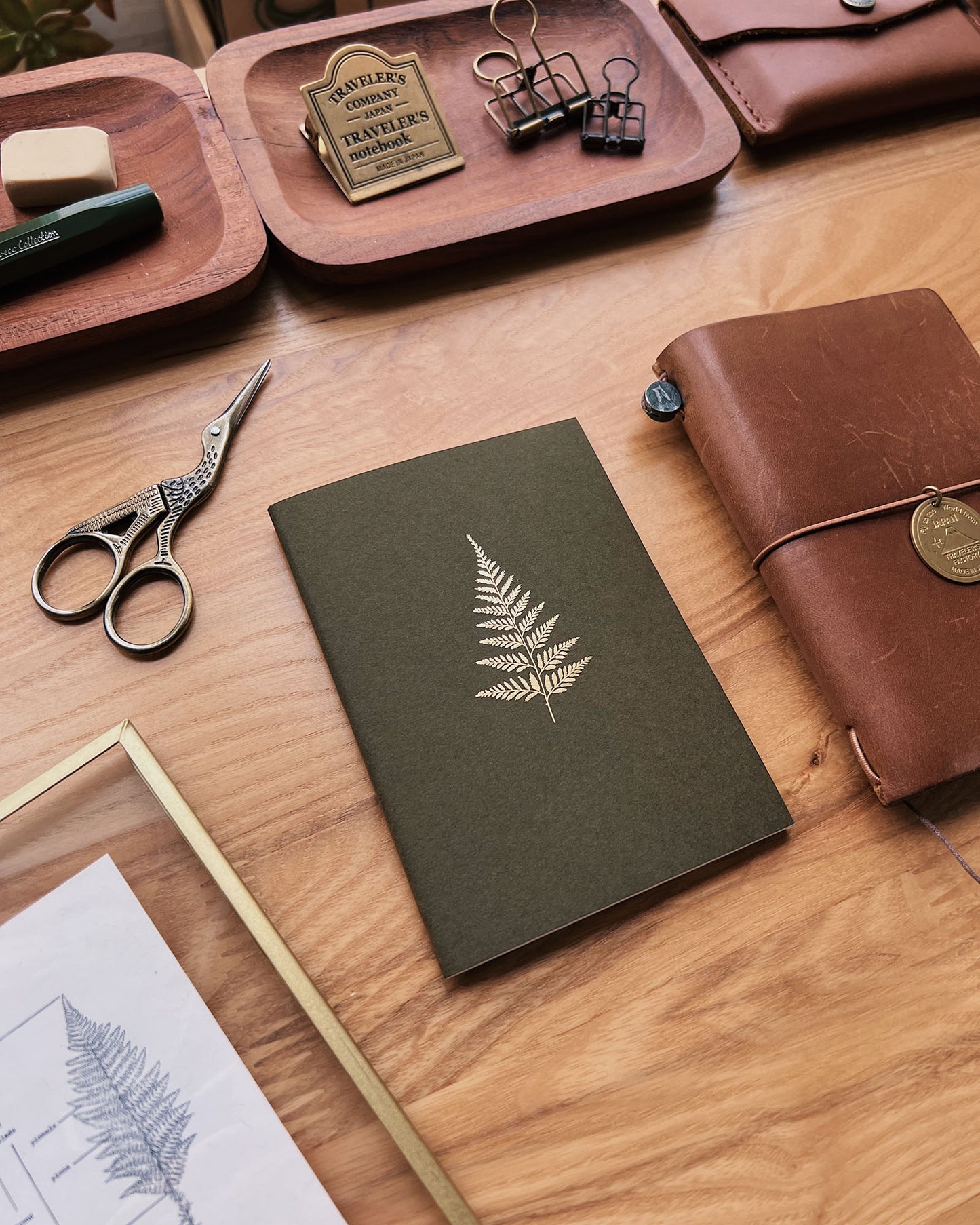 Fern Notebook - Passport Size