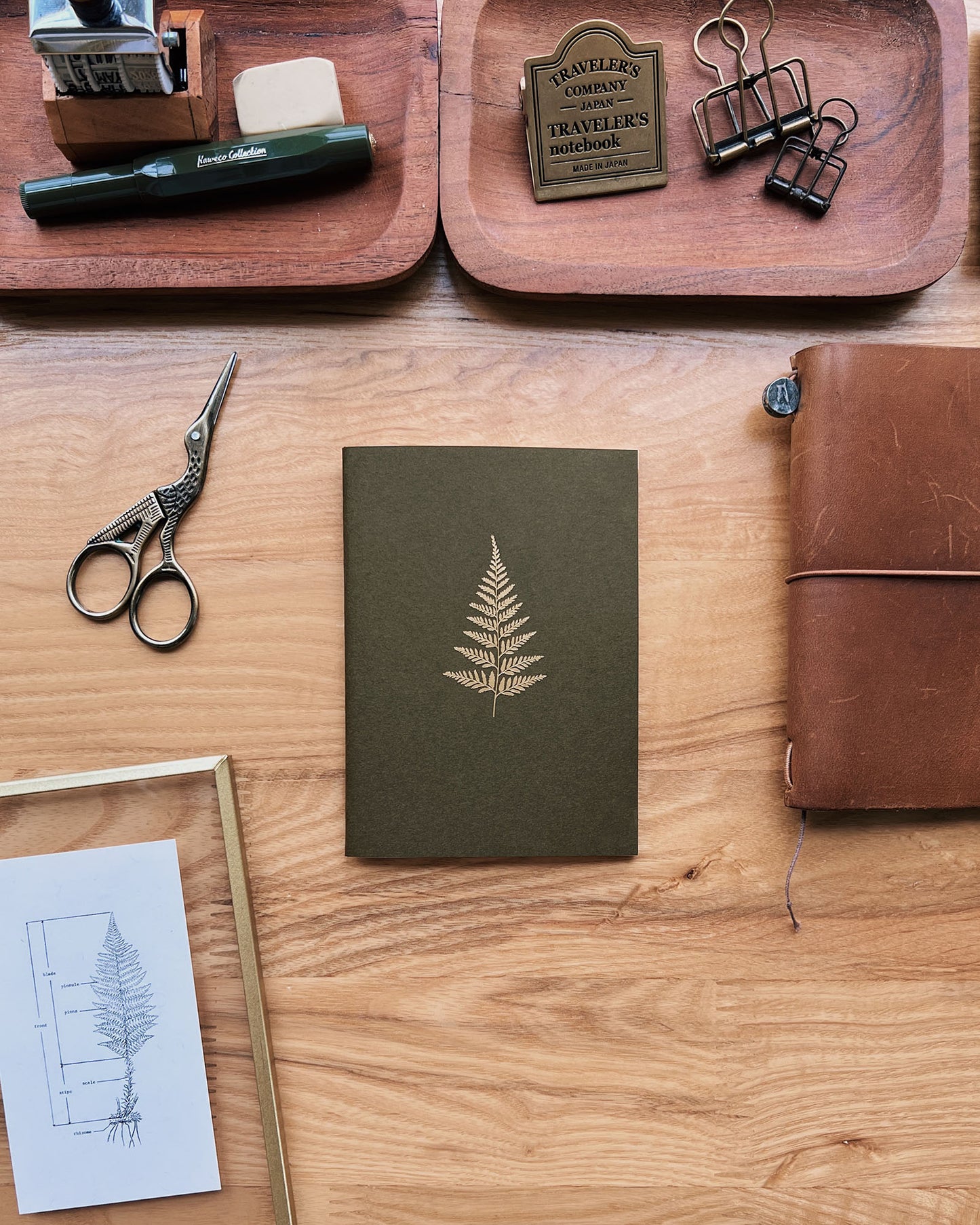 Fern Notebook - Passport Size