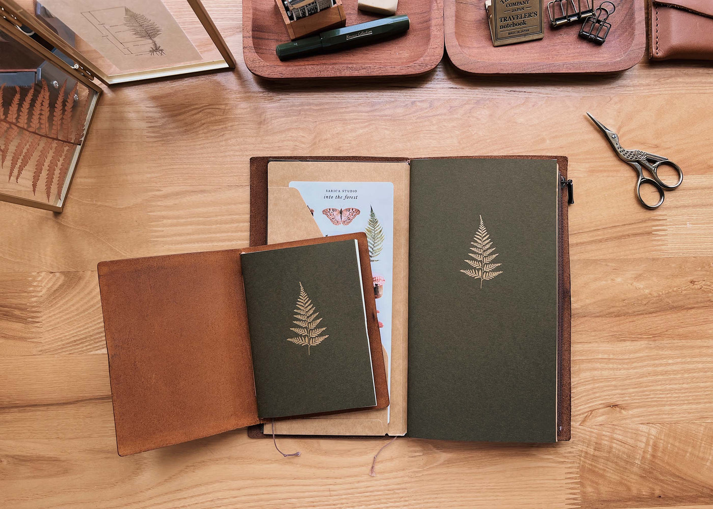 Fern Notebook - Passport Size