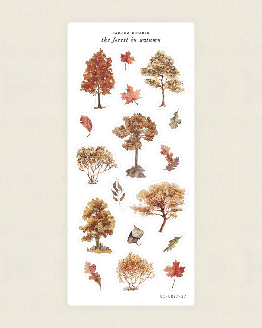 The Forest in Autumn Sticker