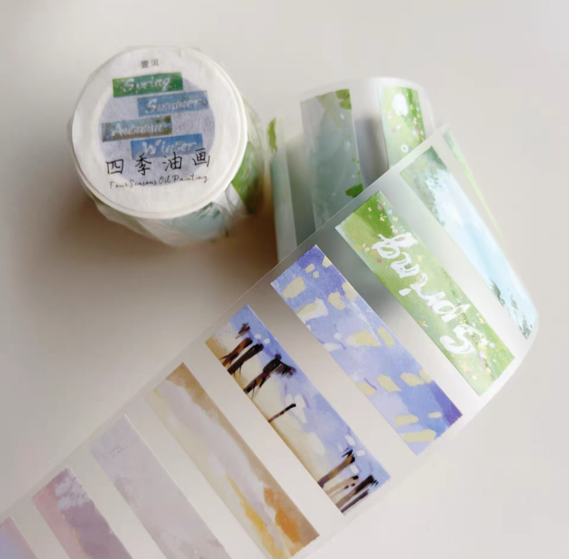 Four Season Oil Painting PET Tape