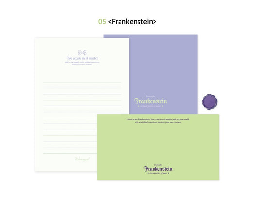 World Literature Letter Set - Frankenstein (5 sets)