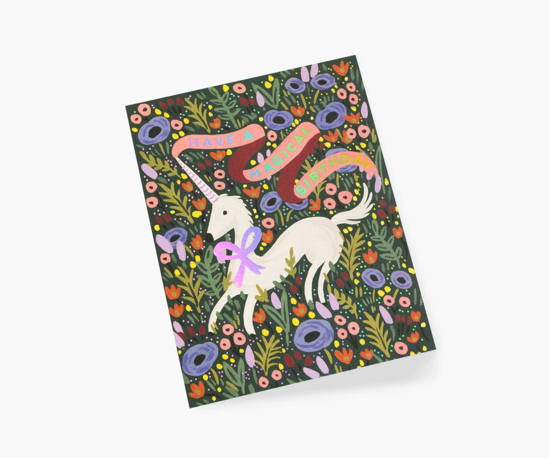 Birthday Card - Magical Unicorn