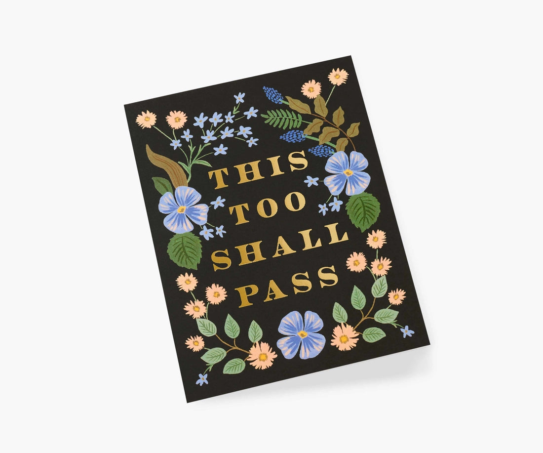 Encouragement Card - This Too Shall Pass