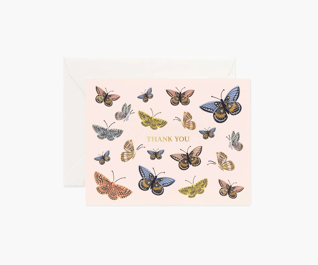 Thank You Card - Butterflies