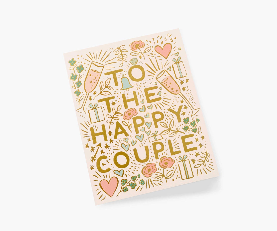 Congratulations Card - To the Happy Couple