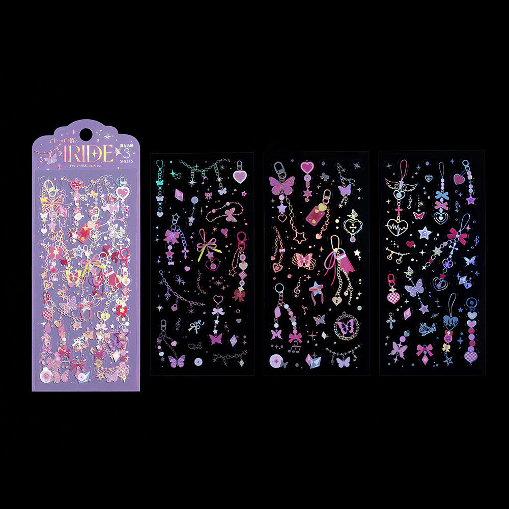 IRIDE Deco Stickers - Glitter Charm
