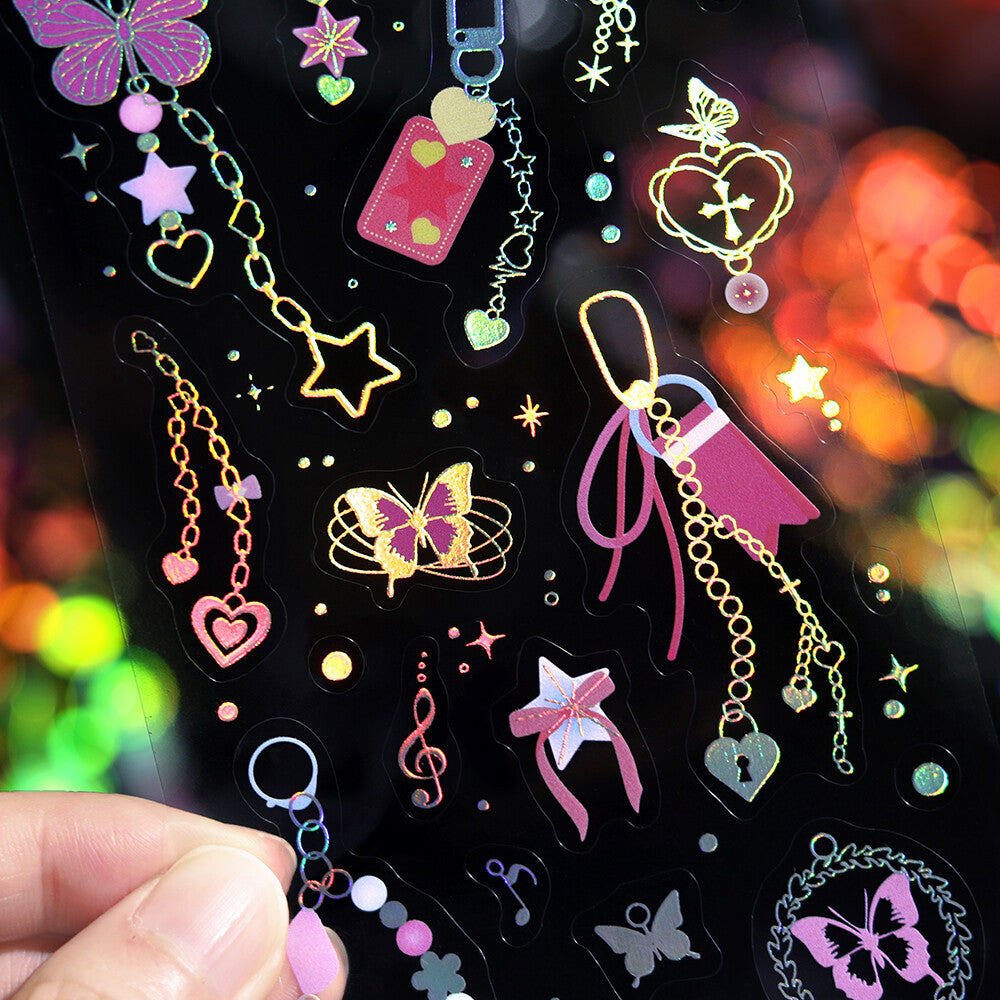 IRIDE Deco Stickers - Glitter Charm