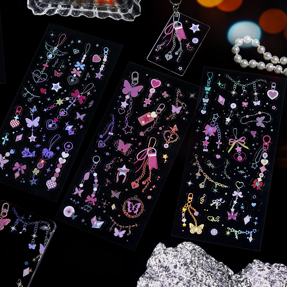 IRIDE Deco Stickers - Glitter Charm